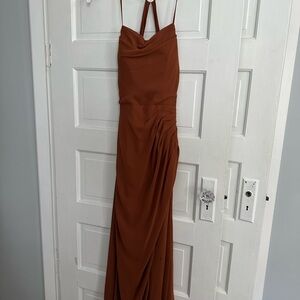 Kennedy Blue Burt orange dress